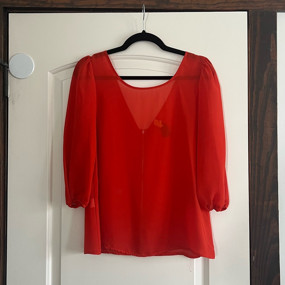 Boutique Blouse with Zipper Detail